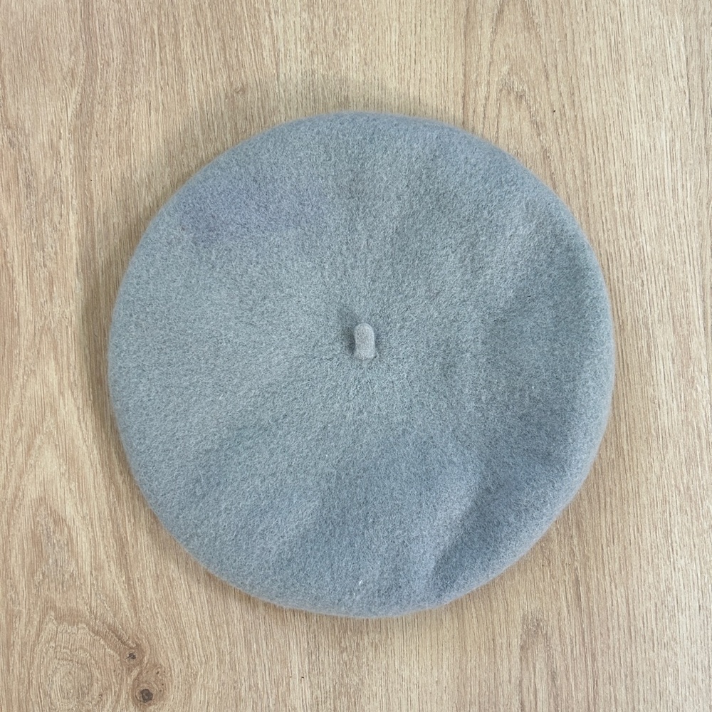 Light Blue French Wool Beret